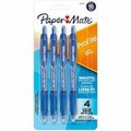 Paper Mate Pen, Gel, Profile, 0.7Mm, Blue, 4PK PAP2095448